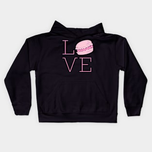 I Love French Macaroon Macaron Cookie Kids Hoodie